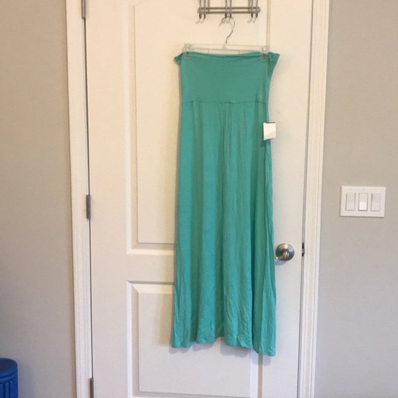 Size M Teal Maxi Skirt - Picture 1 of 1